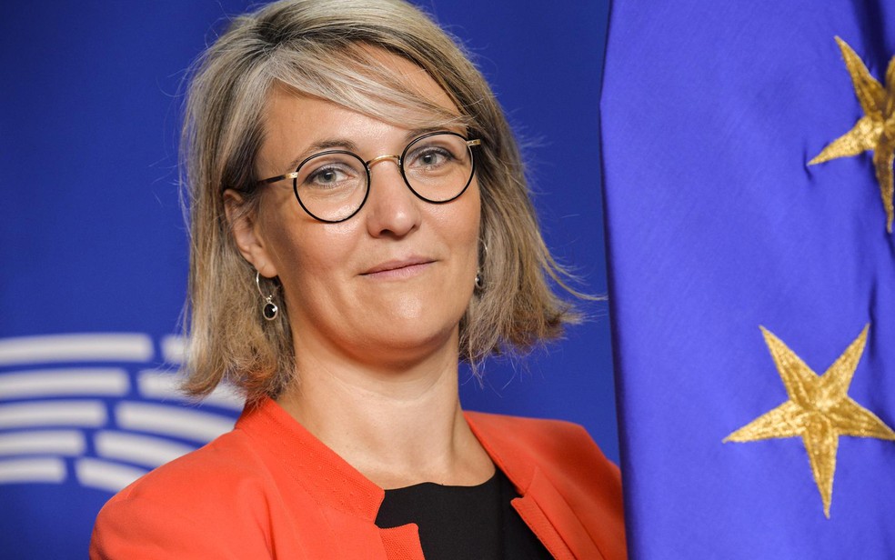 Marie-Pierre Vedrenne: “O acordo com o Mercosul no estado atual contribui para o aumento do desmatamento” — Foto: Divulgação/Parlamento Europeu