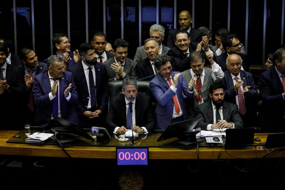 Câmara dos Deputados aprova do principal projeto da regulamentação da reforma tributária — Foto: Brenno Carvalho/Agência O Globo