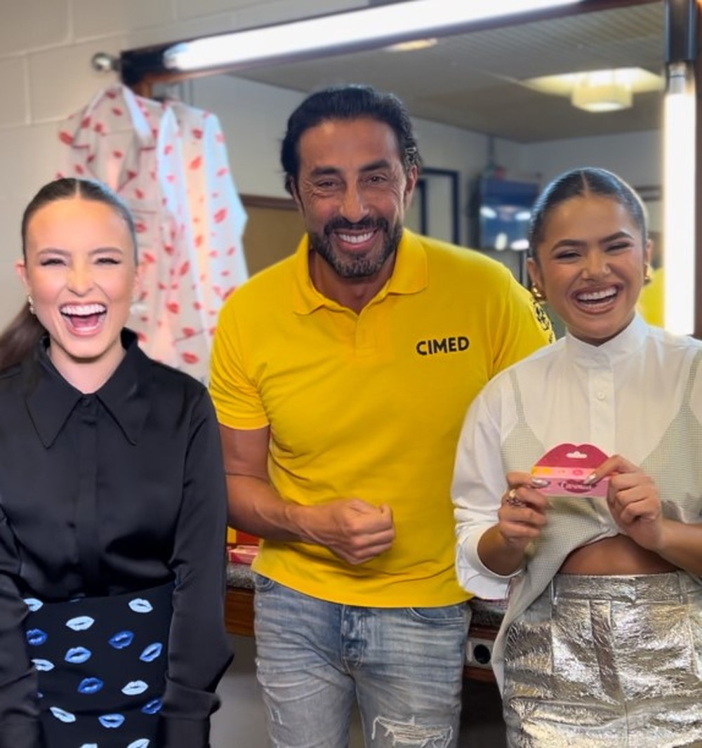Larissa Manoela, João Adibe Marques e Maisa se unem na nova campanha do Carmed — Foto: Divulgação/Cimed