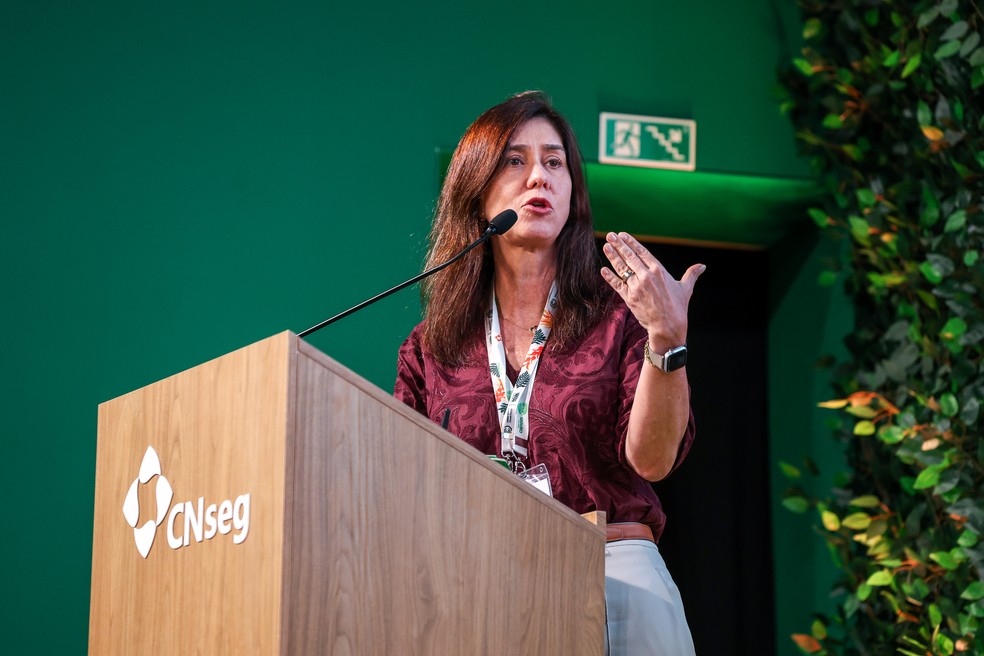 Claudia Trindade Prates, diretora de sustentabilidade da Confederação Nacional das Seguradoras (CNseg) — Foto: Bruno Carachesti