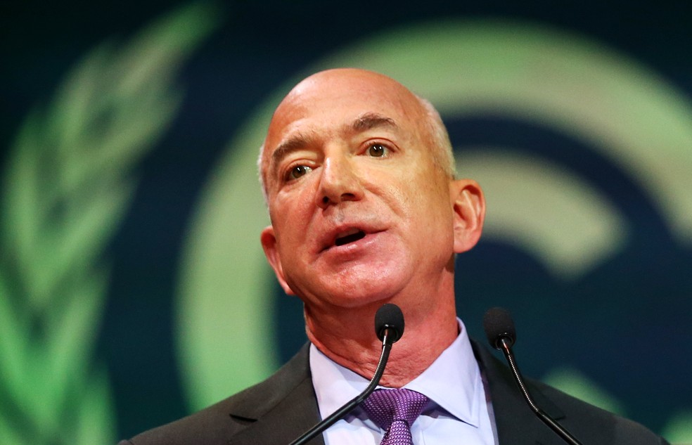 Jeff Bezo — Foto: Robert Perry/EPA/Bloomberg