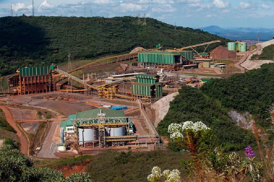 Planta da Samarco Mineração, empresa em recuperação judicial
