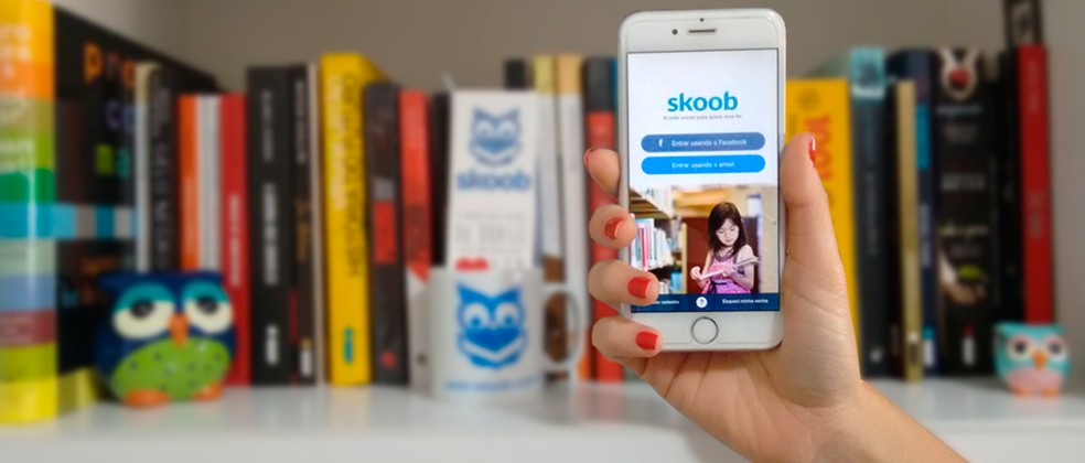 Skoob, aplicativo dedicado a resenhas de livros comprado pela Lojas Americanas — Foto: Divulgação