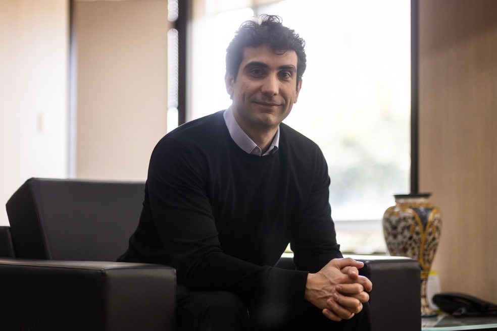 Gabriel Galípolo, diretor de Política Monetária do Banco Central e favorito para a sucessão de Roberto Campos Neto — Foto: Arthur Menescal/Bloomberg