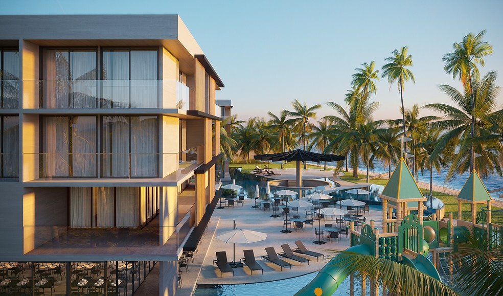GAV Resorts quer criar sensação de hotelaria de luxo em apartamentos compartilháveis para a classe média brasileira — Foto: GAV/DIVULGAÇÃO