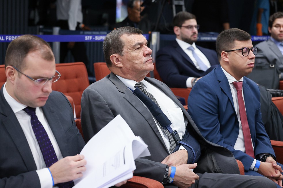 General Paulo Sergio Nogueira (centre) was sentenced to 19 years in prison as part of the coup plot - Photo: Antonio Augusto/STF