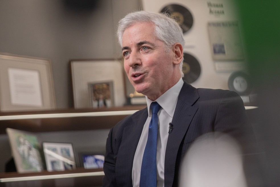 Bill Ackman, da Pershing Square: gestor polêmico pediu apoio de investidores — Foto: Jeenah Moon/Bloomberg