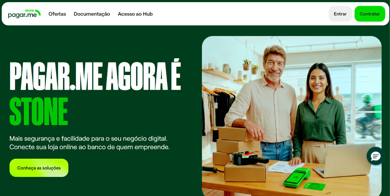 Stone leva serviços da Pagar.me para sua plataforma principal