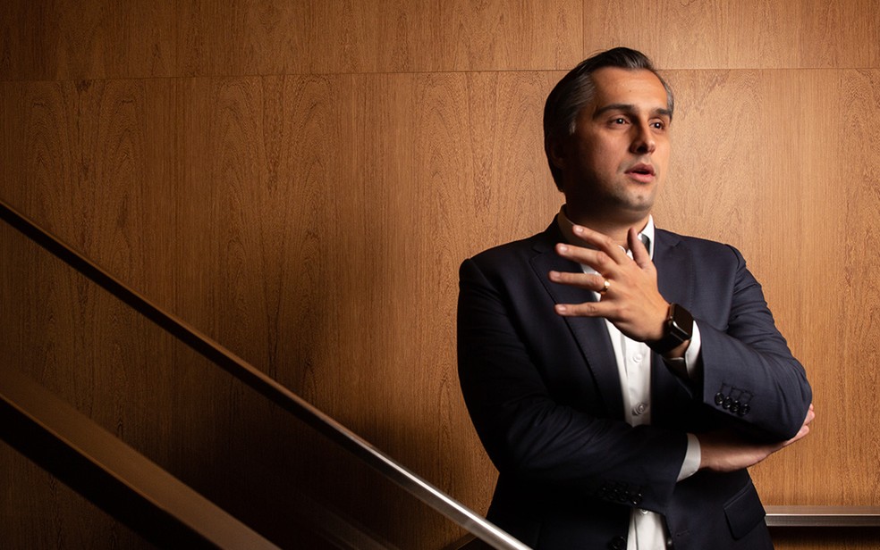 Jerson Zanlorenzi, da mesa de ações do BTG Pactual: sinais de crise nos mercados pareciam exagerados — Foto: Rogerio Vieira/Valor