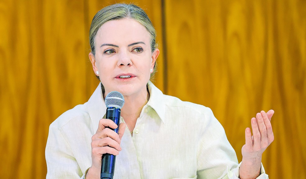 Ministra Gleisi Hoffmann  — Foto: Fabio Rodrigues Pozzebom/Agência Brasil 