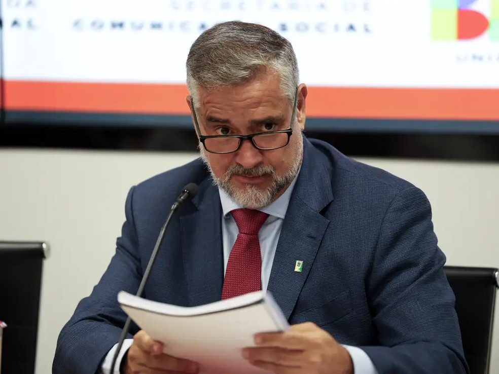 Deputado Paulo Pimenta, ex-ministro da Secretaria de Comunicação da Presidência da República — Foto: José Cruz/Agência Brasil