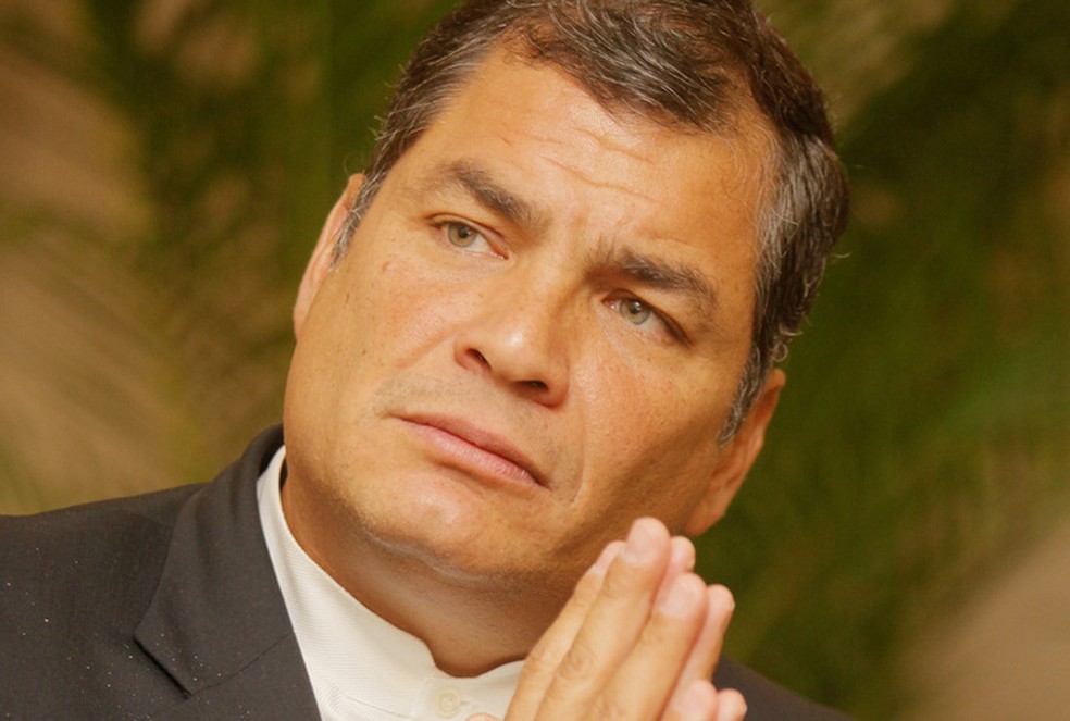 O ex-presidente do Equador, Rafael Correa — Foto: Alexandre Campbell/Valor