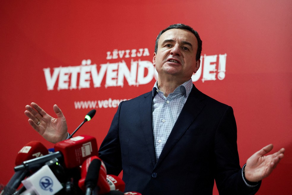 Prime Minister of Kosovo, Albin Kurti — Photo: Reuters/Florion Goga TPX Images of the day