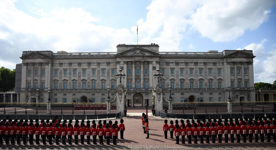 O De Buckingham É A Casa Do Rei Da Inglaterra