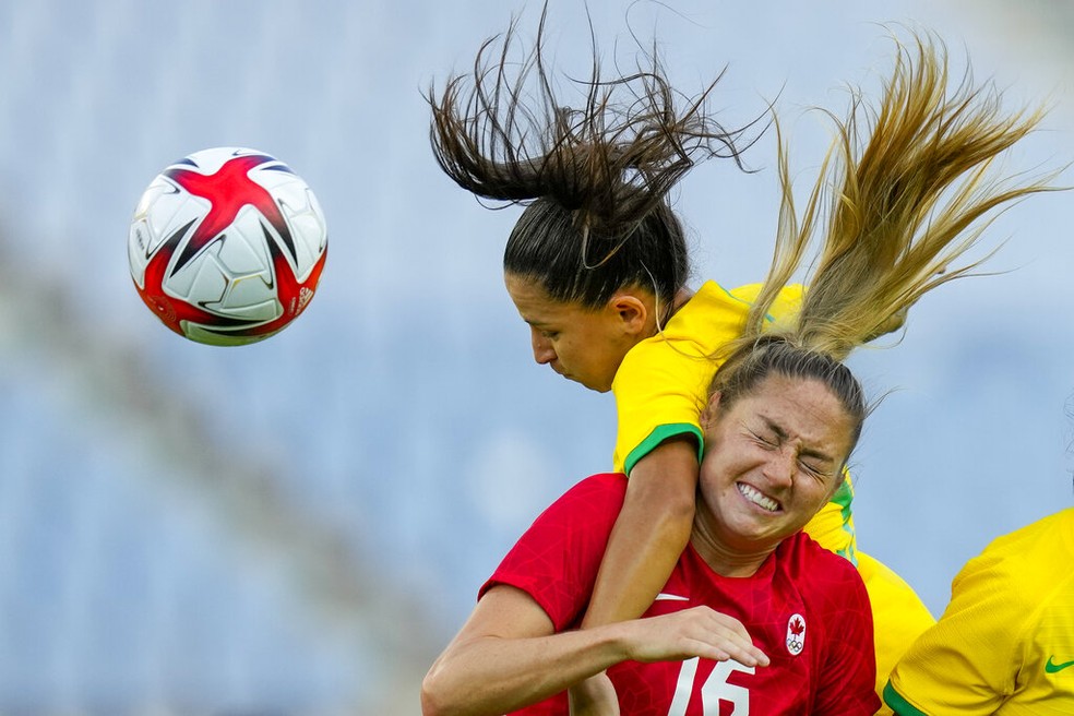 Segundo a Fifa, a última Copa do Mundo feminina teve 1,1 bilhão de espectadores — Foto: Andre Penner/AP Photo