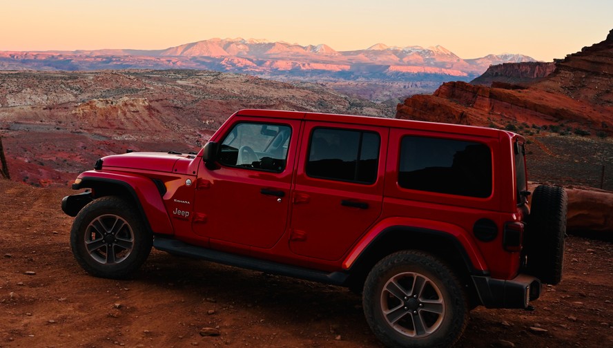 Jeep no deserto de Moab
