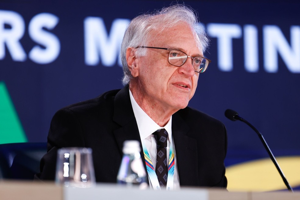 Paulo Picchetti, diretor do Banco Central, em evento em Washington.