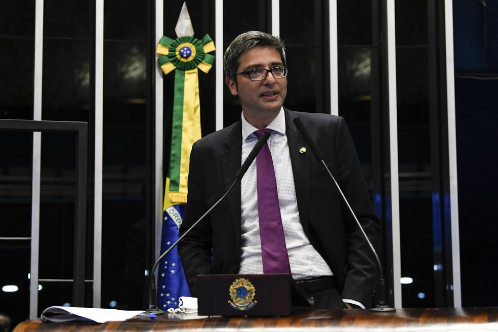 Líder do governo no Senado, Carlos Portinho (PL-RJ) — Foto: Jefferson Rudy/Agência Senado