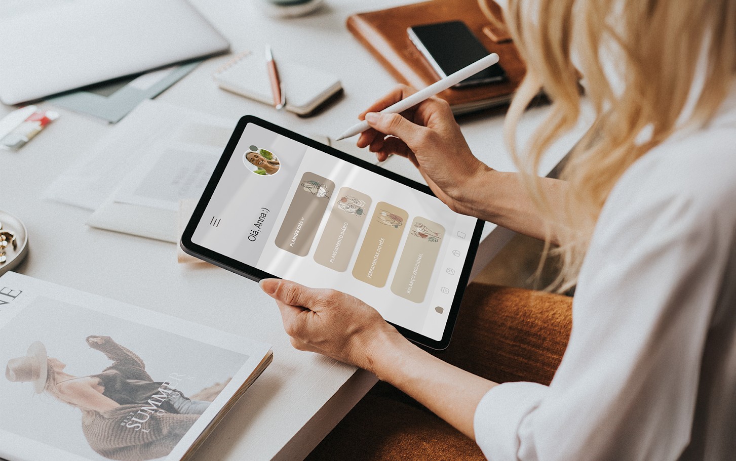 Planner digital aposta em autoconhecimento