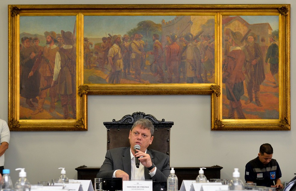 Governador de São Paulo, Tarcísio de Freitas — Foto: Mônica Andrade/Governo do Estado de SP