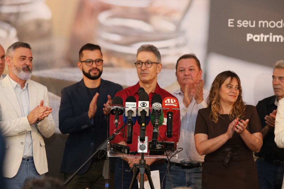 Governador de Minas Gerais, Romeu Zema, em solenidade realizada em dezembro de 2024 — Foto: Reprodução/Governo de MG