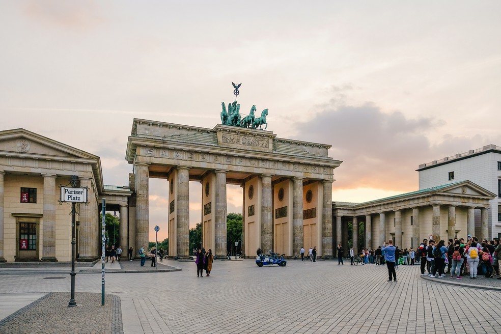 Portão de Brandemburgo, em Berlim, na Alemanha — Foto: Shvets Anna/Pexels