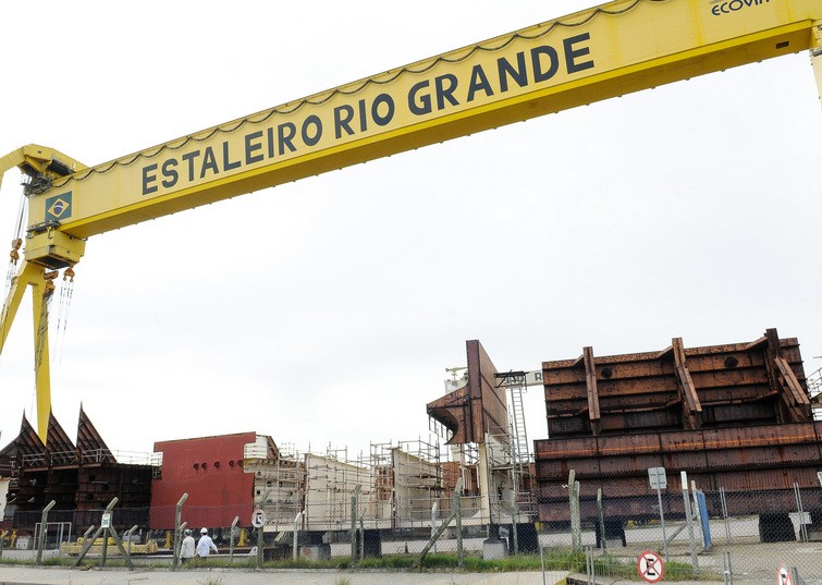 Estaleiro Rio Grande, da Ecovix, inicia construção do primeiro de quatro navios Handymax da Transpetro
