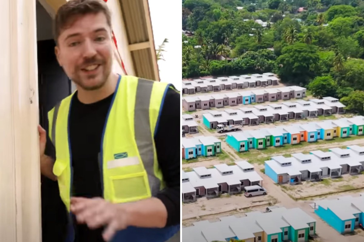 Maior youtuber do mundo constrói 100 casas e doa para pobres: 