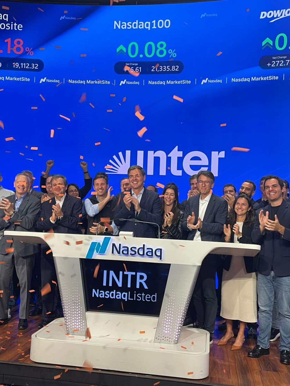 Em três anos de listagem na Nasdaq, banco Inter tem valorização de quase 100%