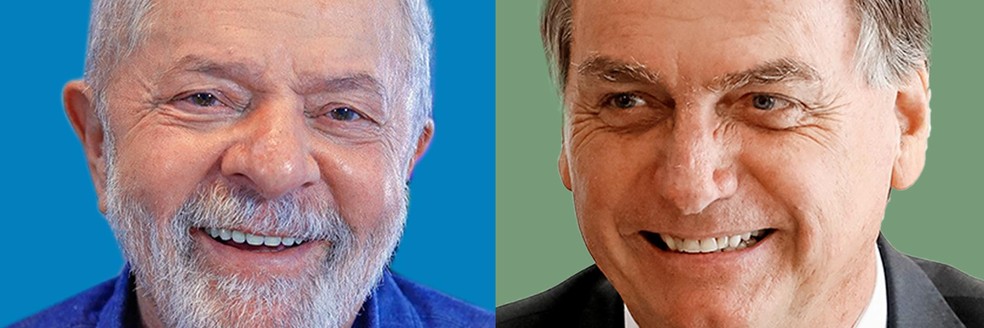 Lula e Bolsonaro — Foto: Montagem Valor