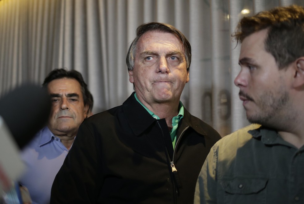 Ex-presidente Jair Bolsonaro — Foto: Thomas Santos/AP