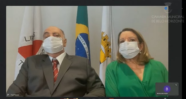 Em participação virtual, Fuad Noman é aplaudido de pé na cerimônia de posse