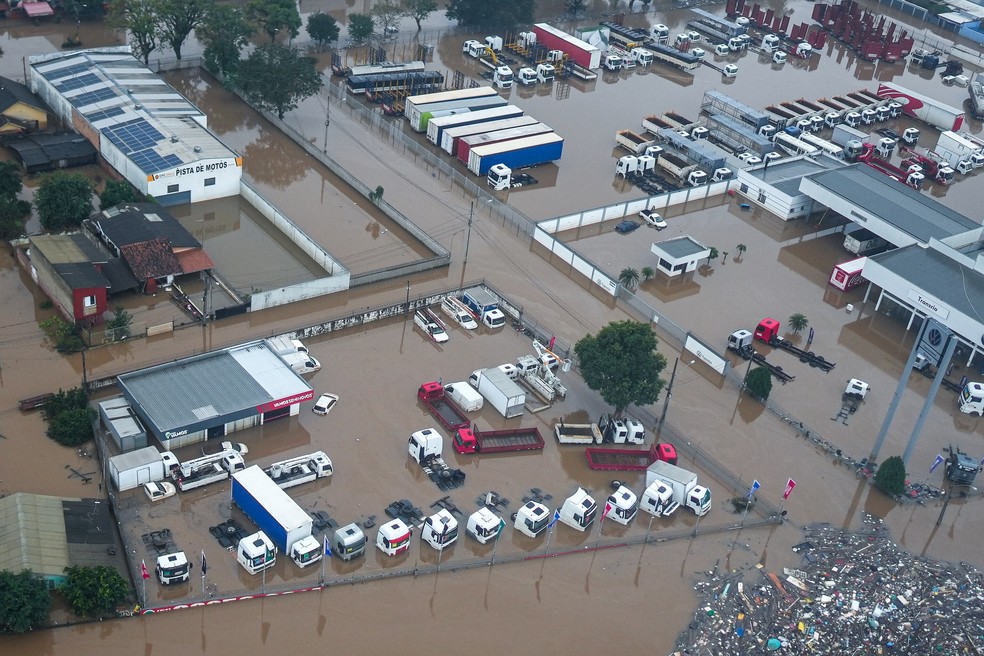 Enchente em Porto Alegre — Foto: Mauricio Tonetto / Secom