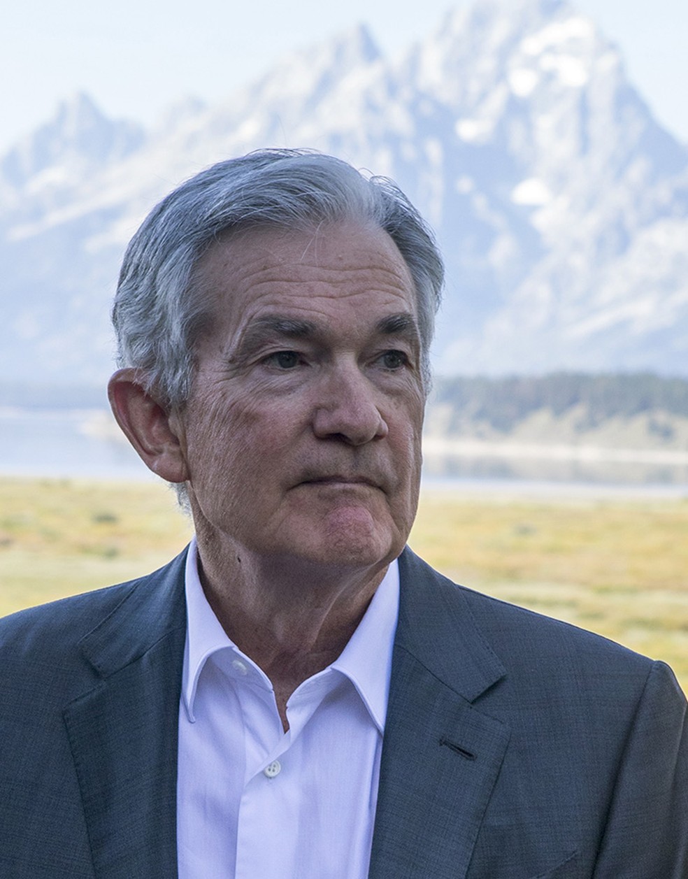 Jerome Powell, presidente do Fed: inflação segue rumo à meta de 2% — Foto: Amber Baesler/AP