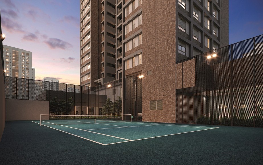 Como será a maior quadra de tênis do Brasil, Edifícios