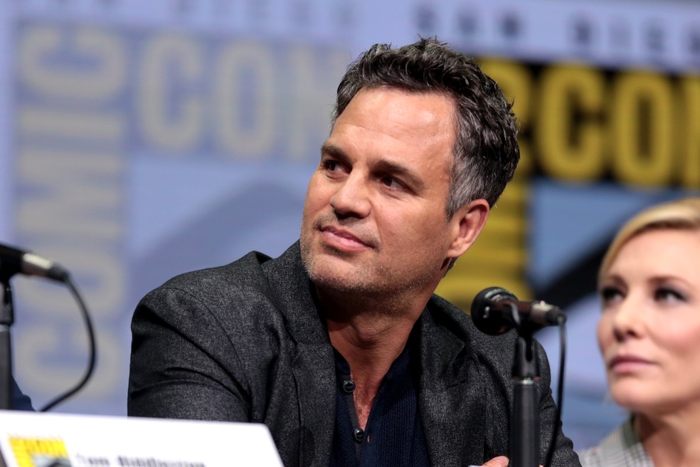 Mark Ruffalo, que interpreta Hulk, também é ativista das causas ambientais — Foto: Gage Skidmore/Wikimedia Commons