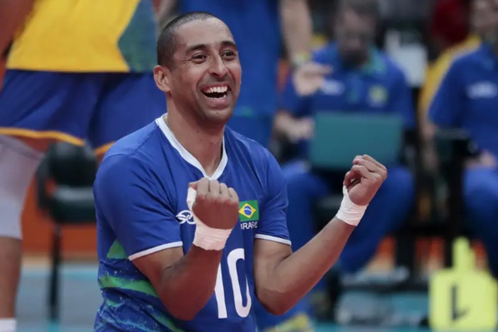 Vôlei Serginho tem quatro medalhas – Foto: Comitê Olímpico Brasileiro/COB