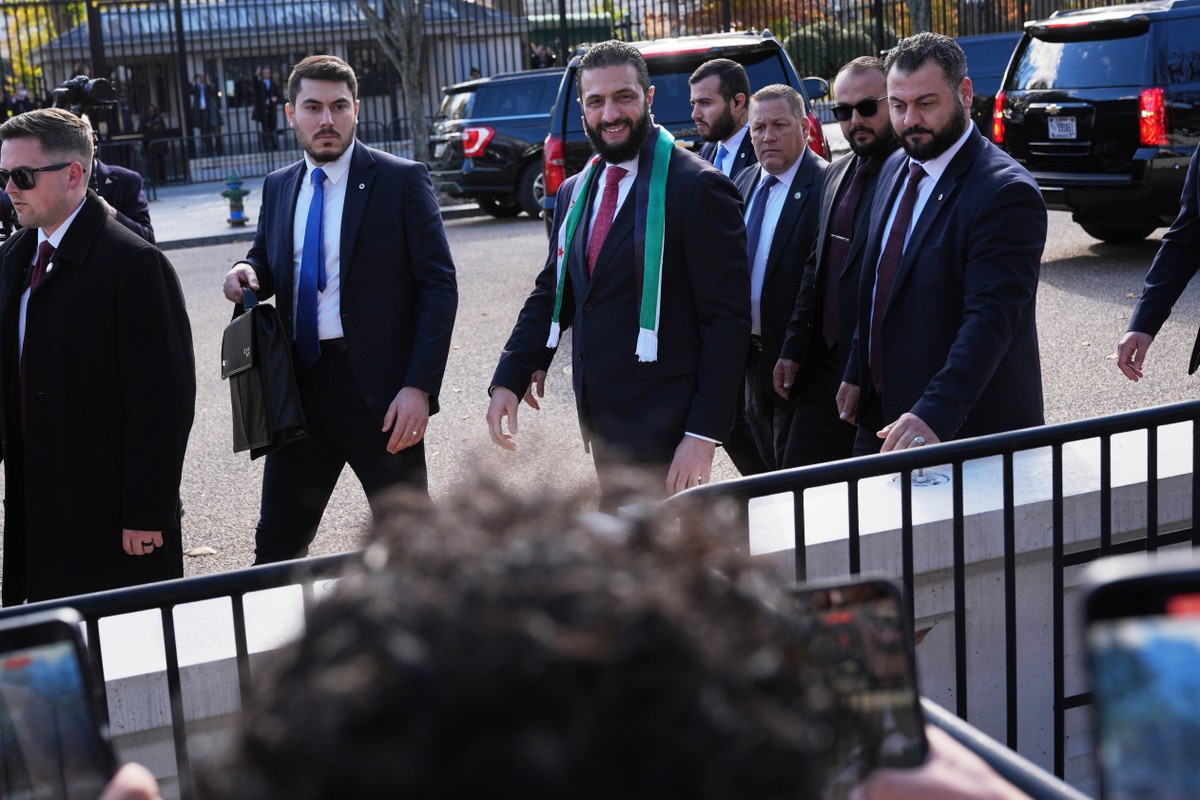 Trump recebe presidente da Síria na Casa Branca em visita inédita