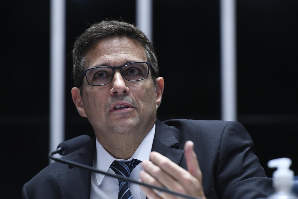 O presidente do BC, Roberto Campos Neto — Foto: Edilson Rodrigues/Agência Senado