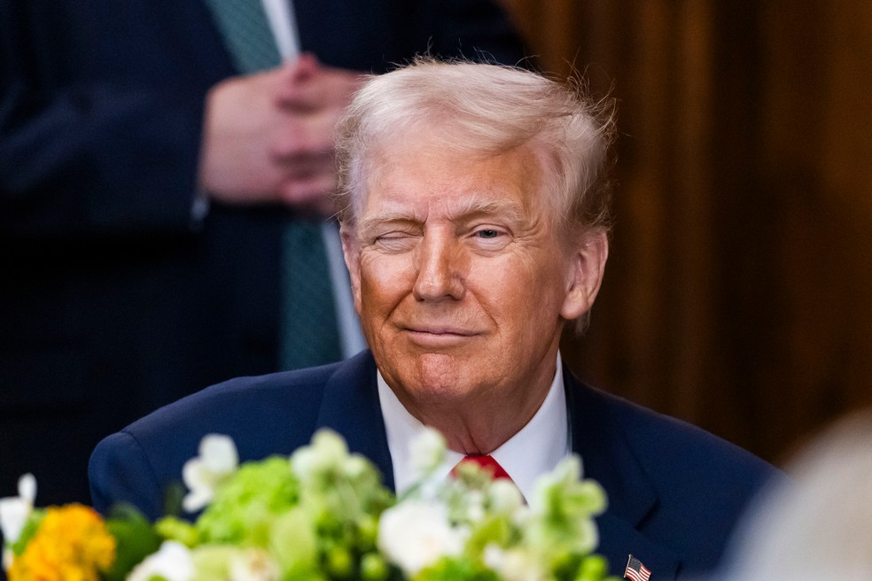 O presidente dos EUA, Donald Trump — Foto: Jim Lo Scalzo/EPA/Bloomberg