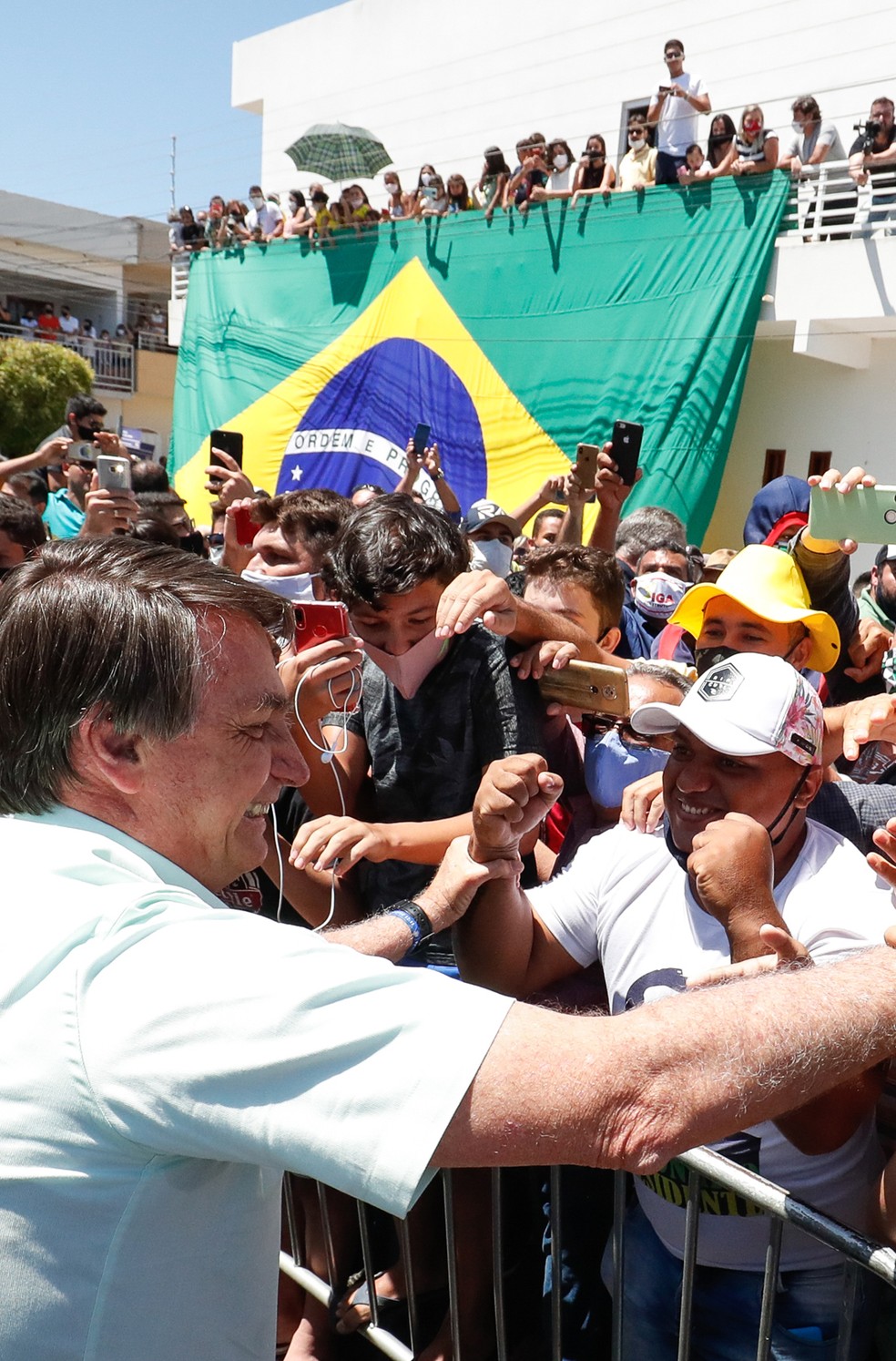 Bolsonaro: na visão do presidente, Brasil é o que mais preserva o meio ambiente — Foto: Alan Santos/PR