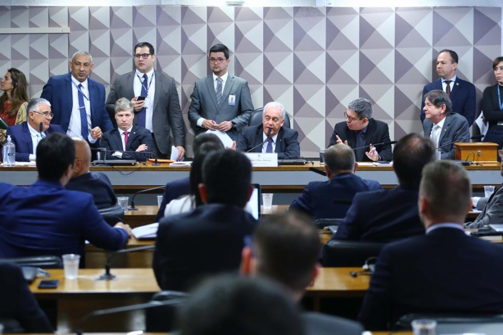 Sessão de instalação da CPMI dos atos golpistas — Foto: Vinicius Loures/Câmara dos Deputados