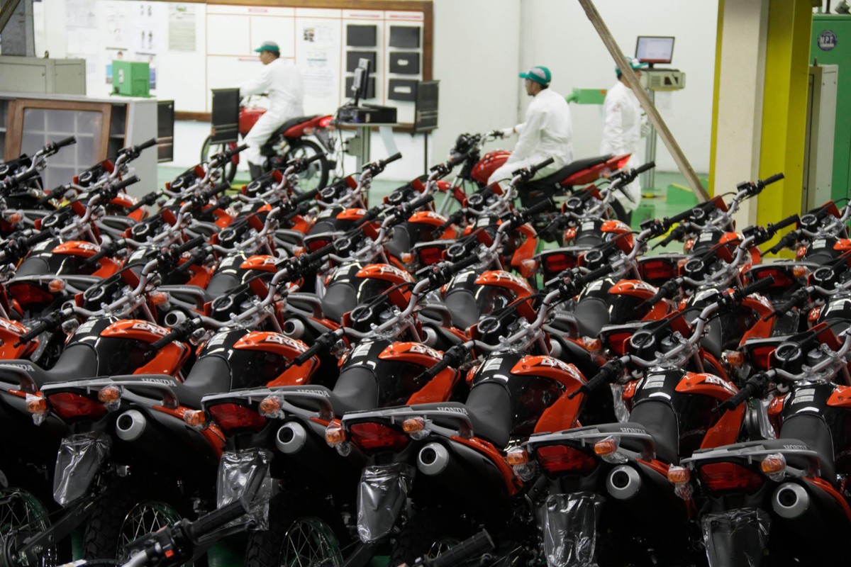 Produção de motos no país é a maior desde 2011, com vendas recordes