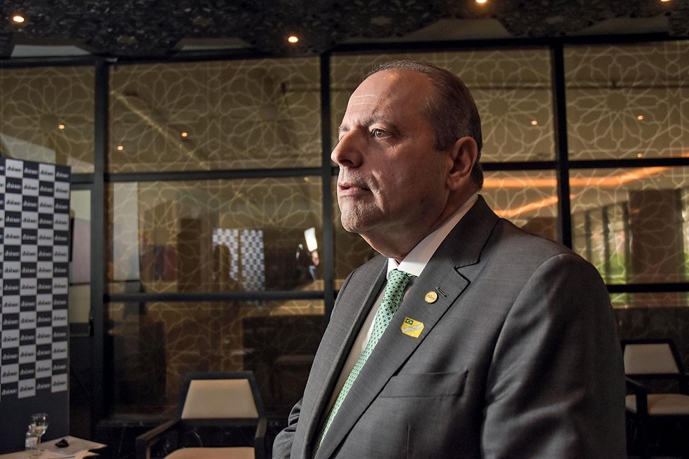 “A continuidade das negociações pelo governo brasileiro é essencial para que possamos incluir esses produtos na lista”, disse o presidente da Abinee, Humberto Barbato — Foto: Silvia Zamboni/ Valor