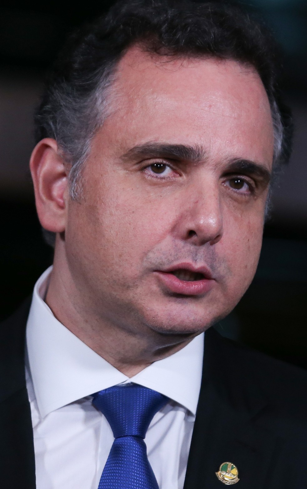 Senador Rodrigo Pacheco: relação com o ministro da Fazenda, Fernando Haddad, segue estremecida — Foto: Lula Marques/Agência Brasil