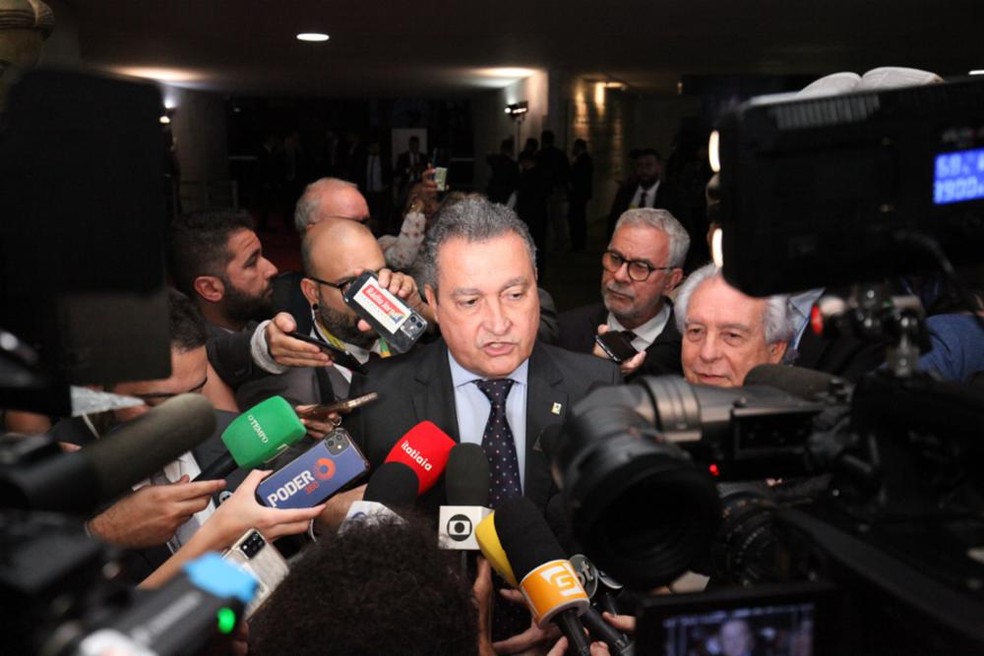 Ministro-chefe da Casa Civil, Rui Costa, ao chegar para sessão de abertura do ano legislativo, em fevereiro — Foto: Alan Santos/Câmara dos Deputados