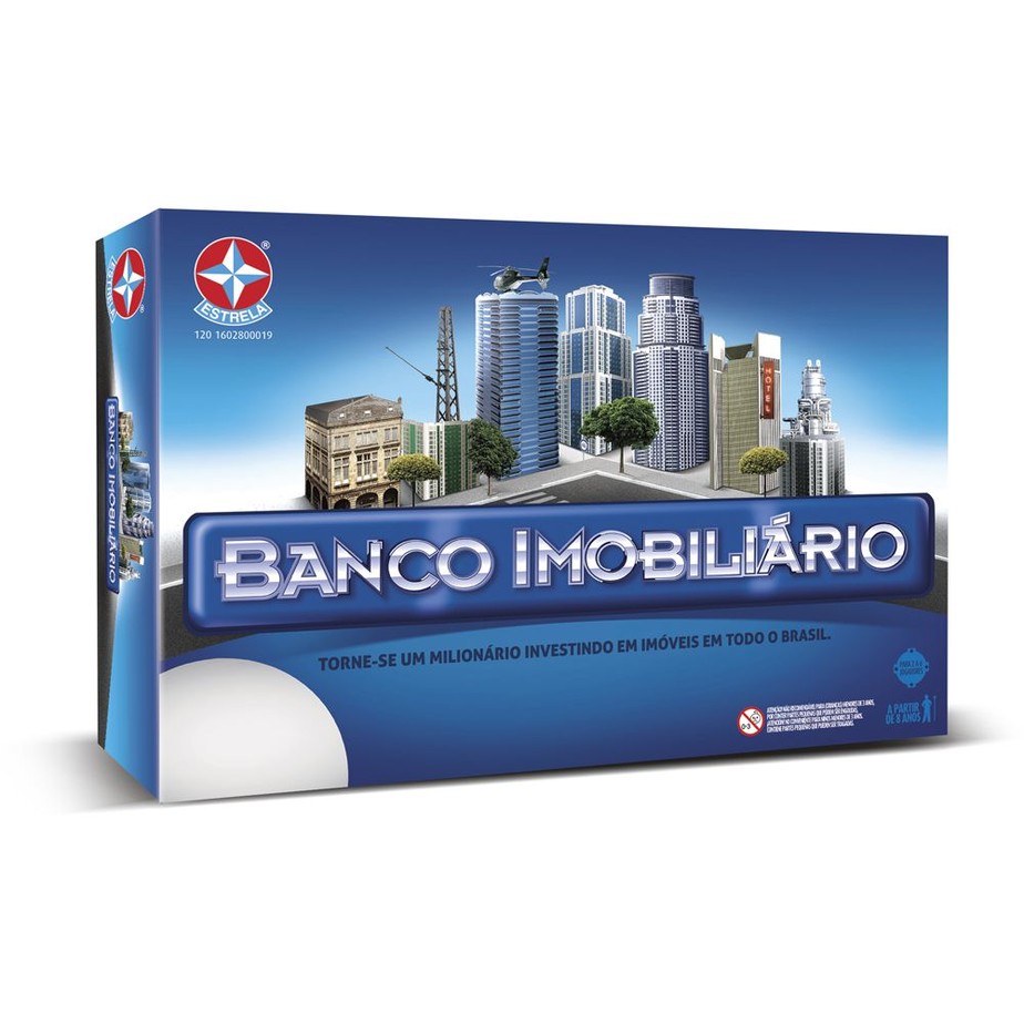 Jogo De Tabuleiro Banco Imobiliário Mundo Original Estrela em Promoção na  Americanas