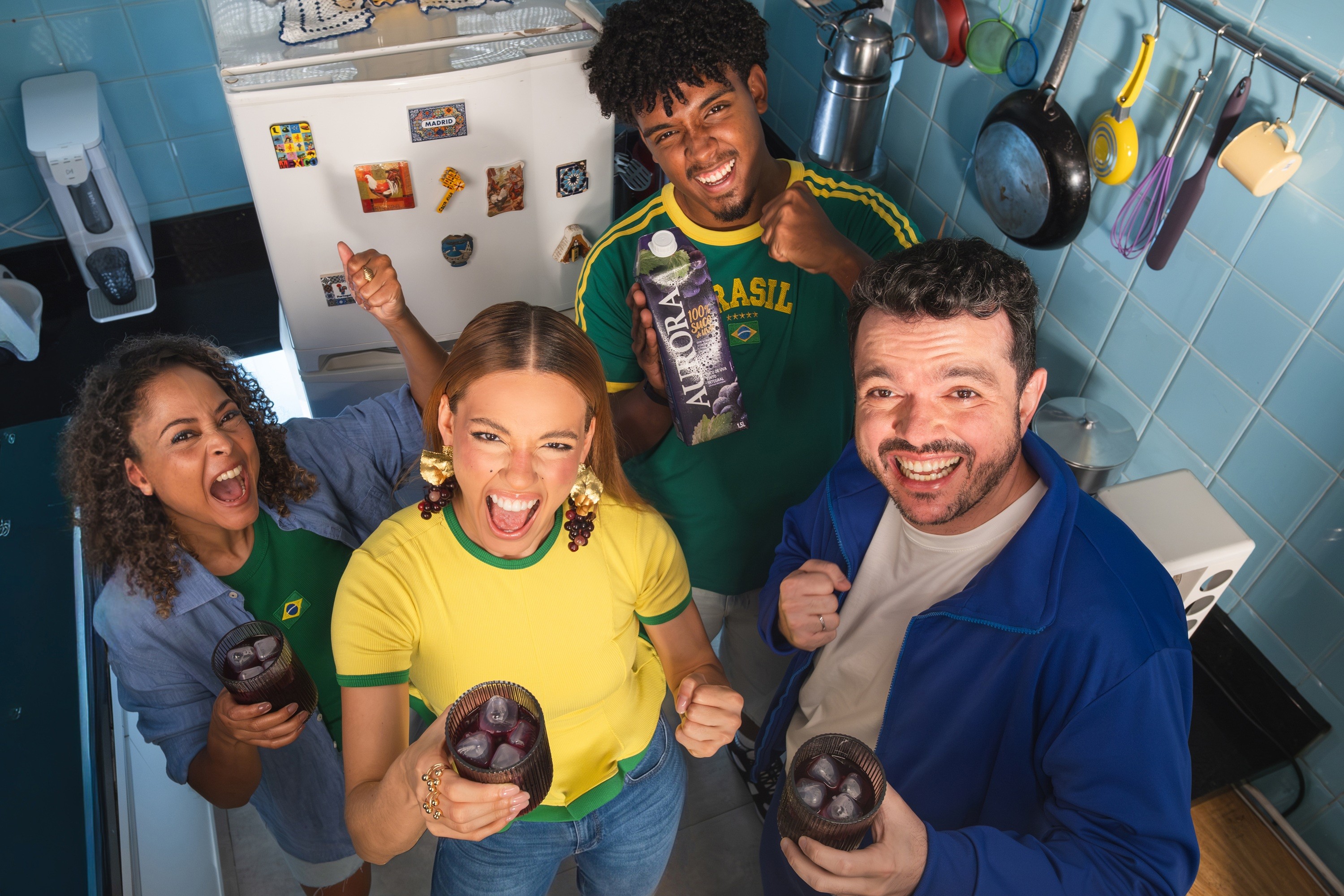 Ação da Aurora leva qualidade premiada do suco às redes