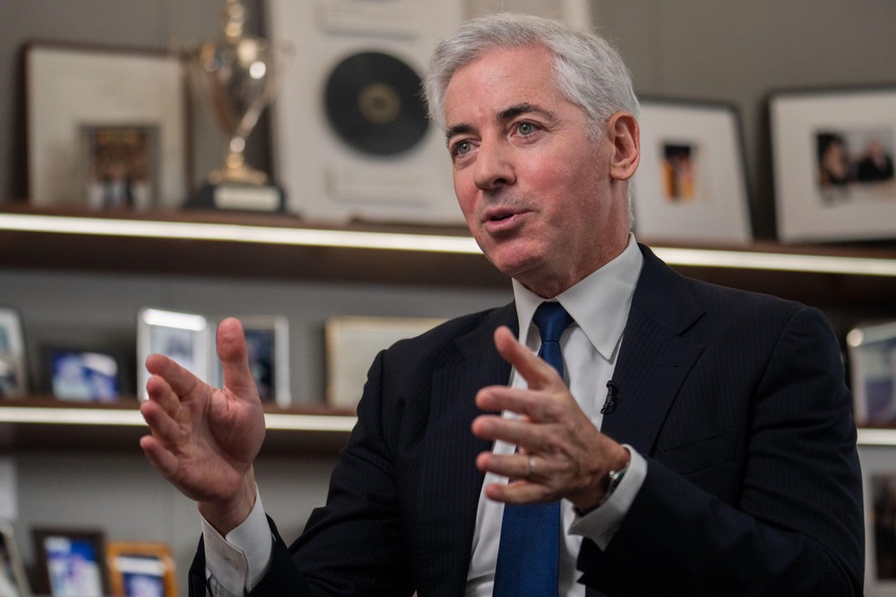 O investidor bilionário Bill Ackman, da Pershing Square — Foto: Jeenah Moon/Bloomberg