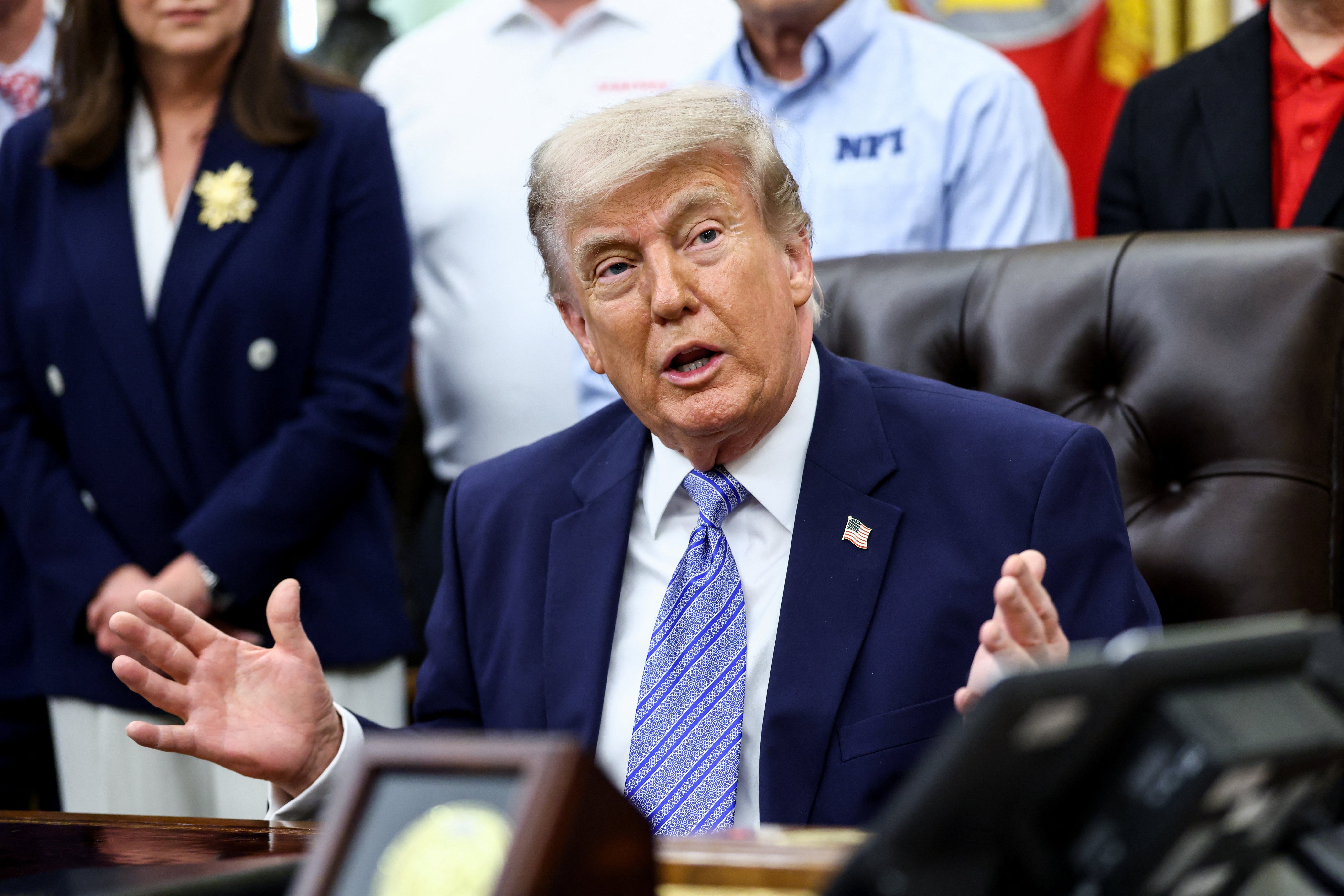 Trump diz que EUA não querem pedágios em Ormuz e vão recuperar urânio do Irã